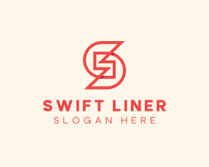 Construction Firm Letter S logo design