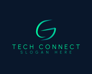 Letter G - Gaming Tech Swoosh logo design