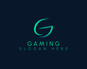 Gaming Tech Swoosh logo design