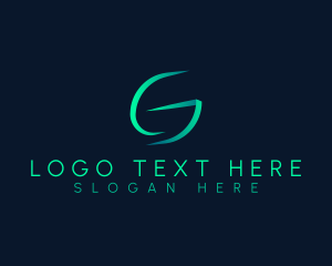 Letter G - Gaming Tech Swoosh logo design
