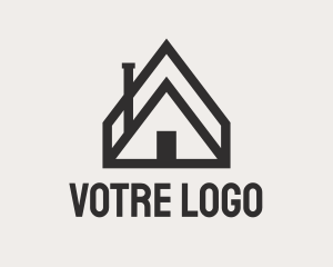Roofing Real Estate Establishment  Logo