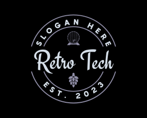 Retro Beer Brand logo design