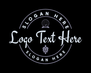 Retro Beer Brand Logo