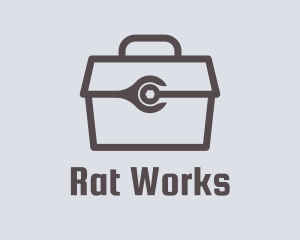 Minimalist Tool Toolbox logo design