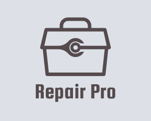 Minimalist Tool Toolbox logo design