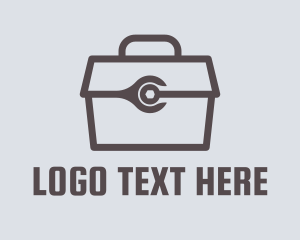 Home Service - Minimalist Tool Toolbox logo design