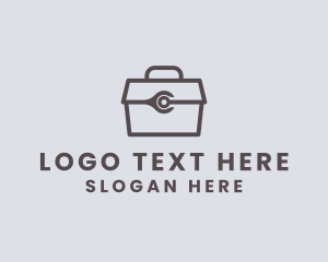 Minimalist Tool Toolbox logo design