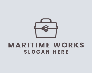 Minimalist Tool Toolbox logo design