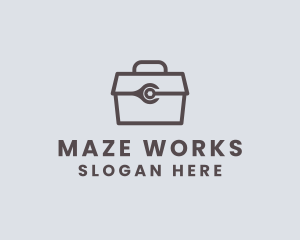 Minimalist Tool Toolbox logo design