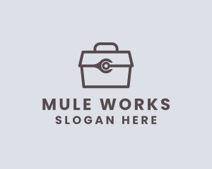 Minimalist Tool Toolbox logo design