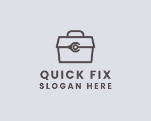 Minimalist Tool Toolbox logo design