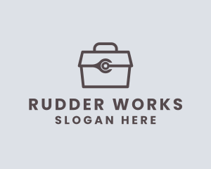 Minimalist Tool Toolbox logo design