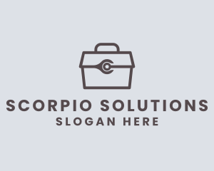 Minimalist Tool Toolbox logo design