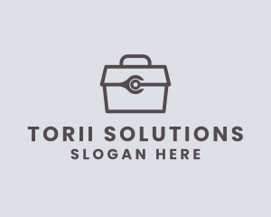 Minimalist Tool Toolbox logo design