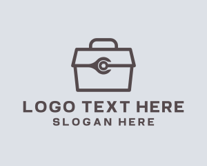 Minimalist Tool Toolbox logo design