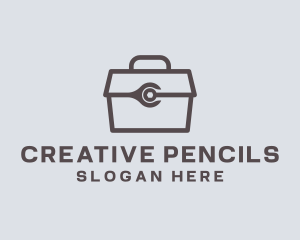 Minimalist Tool Toolbox logo design