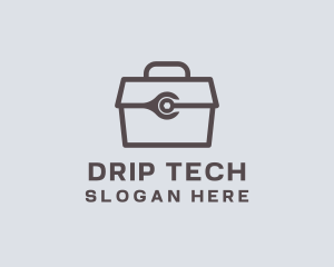 Minimalist Tool Toolbox logo design