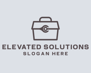 Minimalist Tool Toolbox logo design