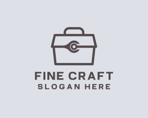 Minimalist Tool Toolbox logo design