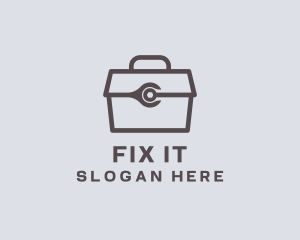 Minimalist Tool Toolbox logo design