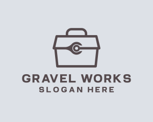 Minimalist Tool Toolbox logo design