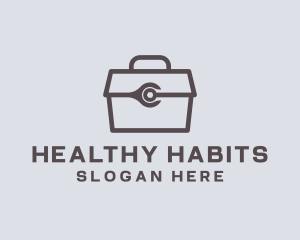 Minimalist Tool Toolbox logo design