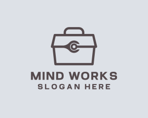 Minimalist Tool Toolbox logo design