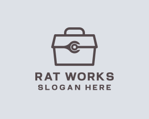 Minimalist Tool Toolbox logo design