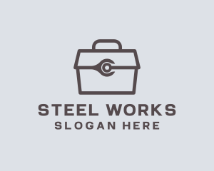 Minimalist Tool Toolbox logo design