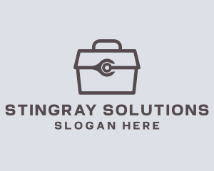 Minimalist Tool Toolbox logo design