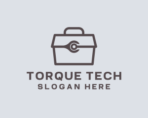 Minimalist Tool Toolbox logo design