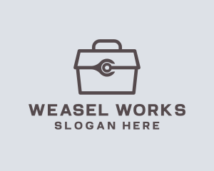 Minimalist Tool Toolbox logo design