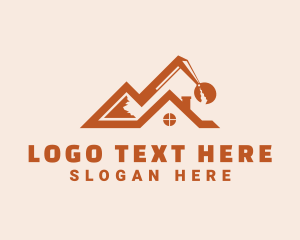 Home - Home Mountain Excavator logo design