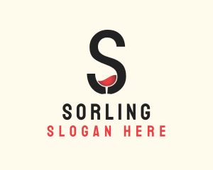 Letter S Winery logo design