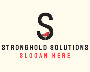 Letter S Winery logo design