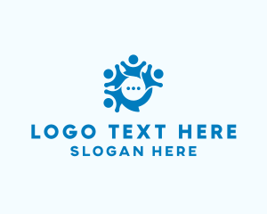 Chat - Social Networking Chat App logo design