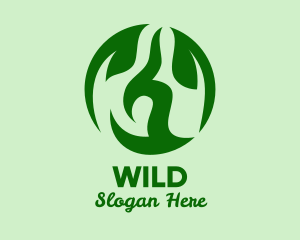 Leaf - Organic Leaves Sphere logo design