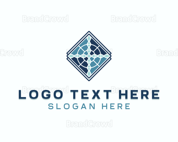 Flooring Tiling Pattern Logo