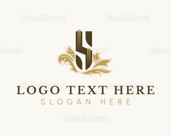 Victorian Ornamental Business Letter S Logo