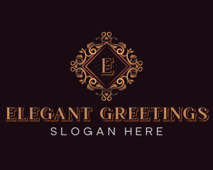 Luxurious Floral Ornament logo design