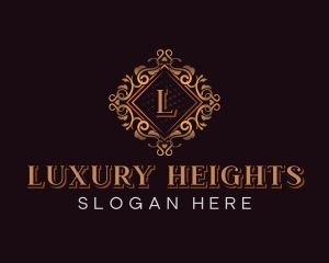 Luxurious Floral Ornament logo design