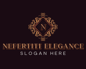 Luxurious Floral Ornament logo design