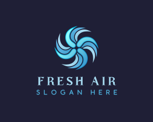 Air Cool HVAC logo design