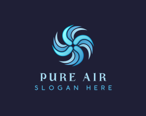 Air Cool HVAC logo design