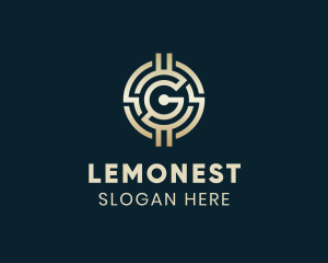 Economic - Bitcoin Finance Letter G logo design