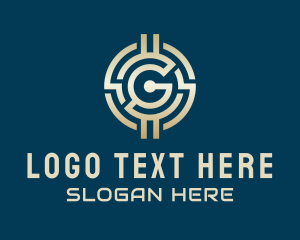 Exchange - Bitcoin Finance Letter G logo design