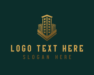 Contractor - Property Building Skyscraper logo design