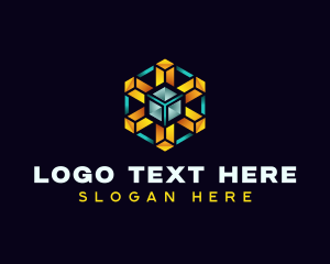 App - Software Programming Cube logo design