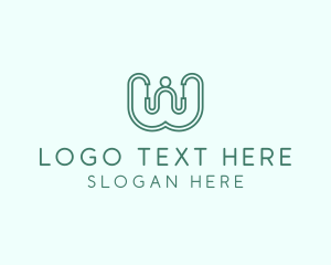 Agency - Organization Letter W logo design