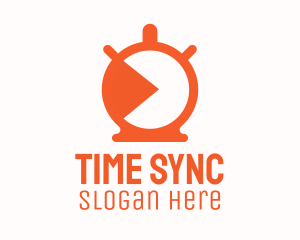 Timer - Orange Stopwatch Timer logo design